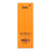 Rhodia Bloc Pad No. 8 Shopping Lined Orange Notepad FPC8600C