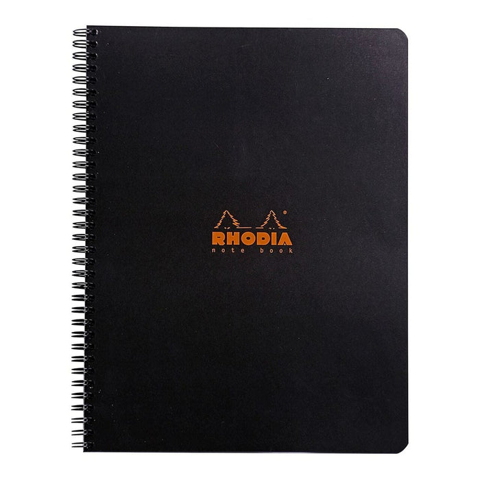 Rhodia Classic Notebook Spiral A4+ Grid Black FPC193009C