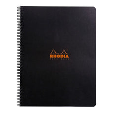 Rhodia Classic Notebook Spiral A4+ Lined Black FPC193109C