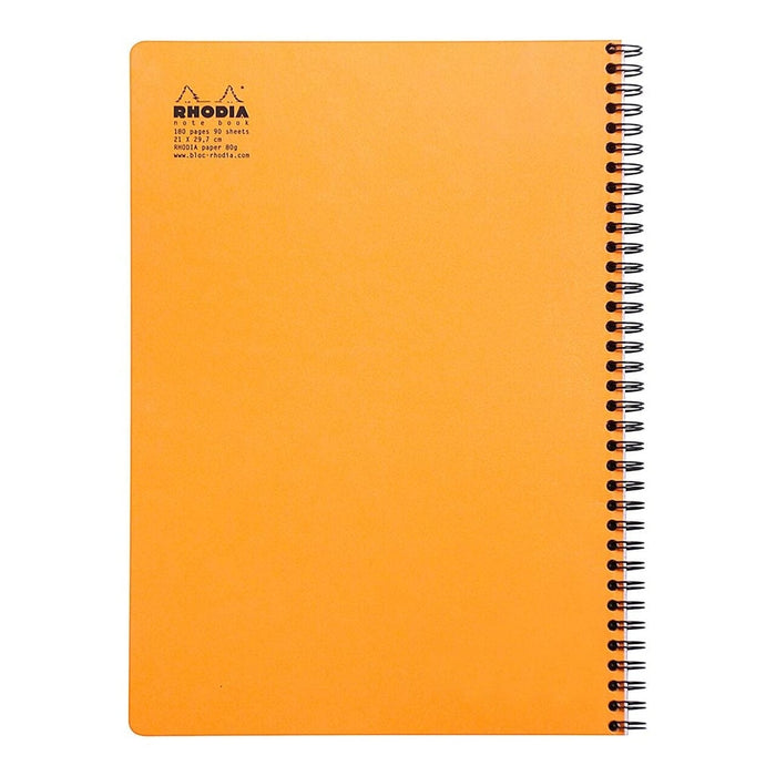 Rhodia Classic Notebook Spiral A4+ Lined Orange FPC193108C