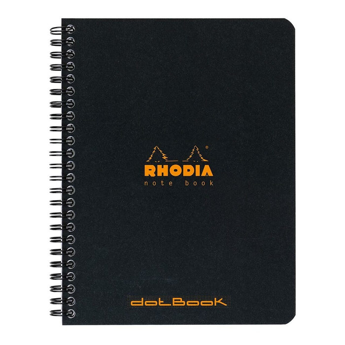 Rhodia Classic Notebook Spiral A5+ Lined Black FPC193469C