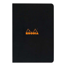 Rhodia Classic Notebook Stapled A4 Lined Black FPC119169C