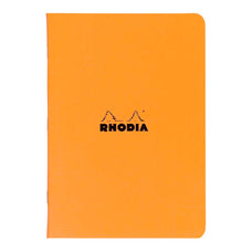 Rhodia Classic Notebook Stapled A4 Lined Orange FPC119168C