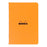 Rhodia Classic Notebook Stapled A4 Lined Orange FPC119168C