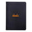 Rhodia Classic Notebook Stapled A5 Lined Black FPC119189C