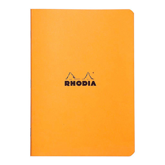 Rhodia Classic Notebook Stapled A5 Lined Orange FPC119188C