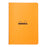 Rhodia Classic Notebook Stapled A5 Lined Orange FPC119188C