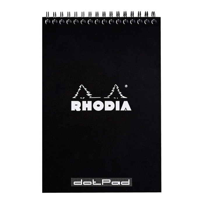 Rhodia Classic Notepad Spiral A5 Dotted Black FPC165039C