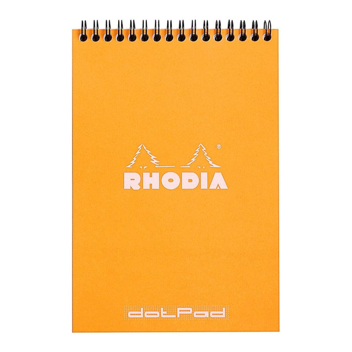 Rhodia Classic Notepad Spiral A5 Dotted Orange FPC16503C