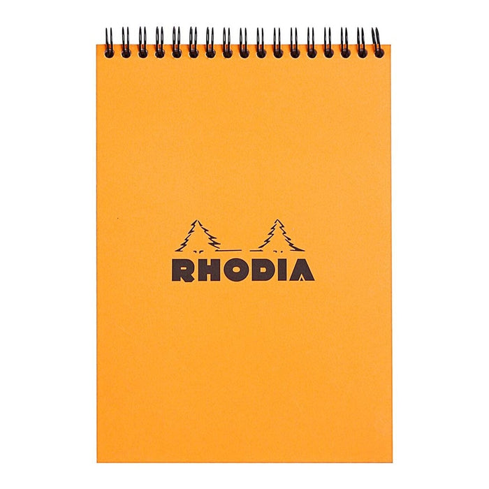 Rhodia Classic Notepad Spiral A5 Lined Orange FPC16501C