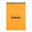 Rhodia Classic Notepad Spiral A5 Lined Orange FPC16501C