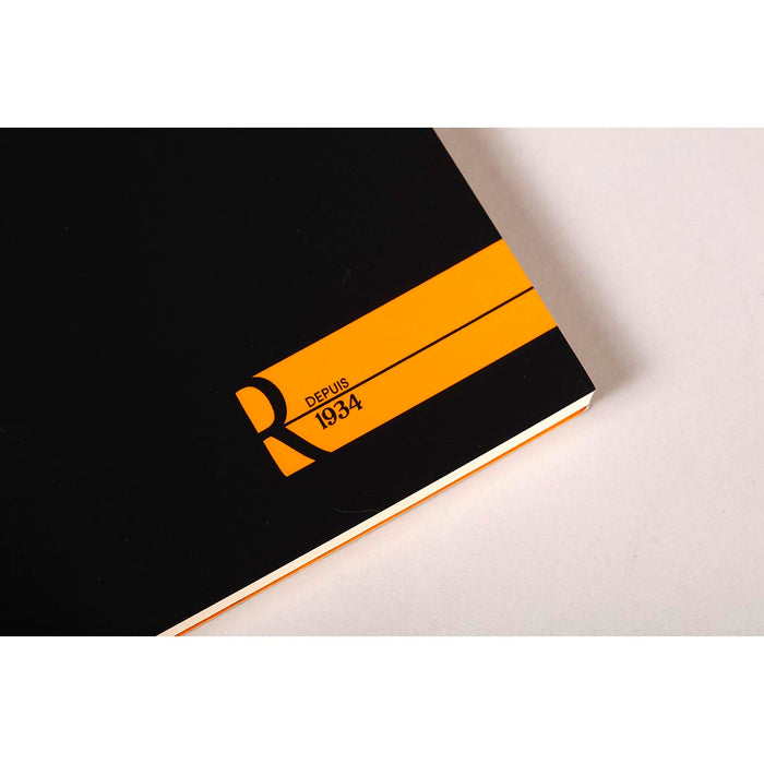 Rhodia le R Pad No. 16 A5 Lined Black FPC162012C