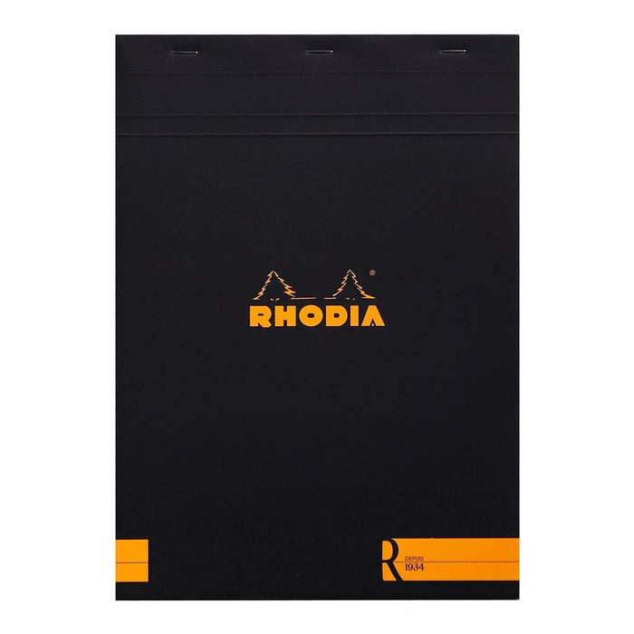 Rhodia le R Pad No. 18 A4 Lined Black FPC182012C