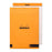 Rhodia le R Pad No. 18 A4 Lined Orange FPC182011C