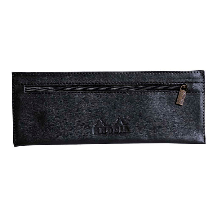 Rhodia Leather Pencil Case Black FPC118449C
