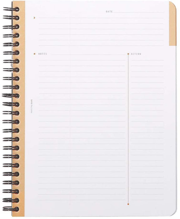 Rhodia Meeting Book Spiral A5+ Black | Meeting Books — Discount Office