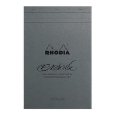 Rhodia PAScribe Calligraphy Maya Grey Pad A4+ Lined FPC19006C