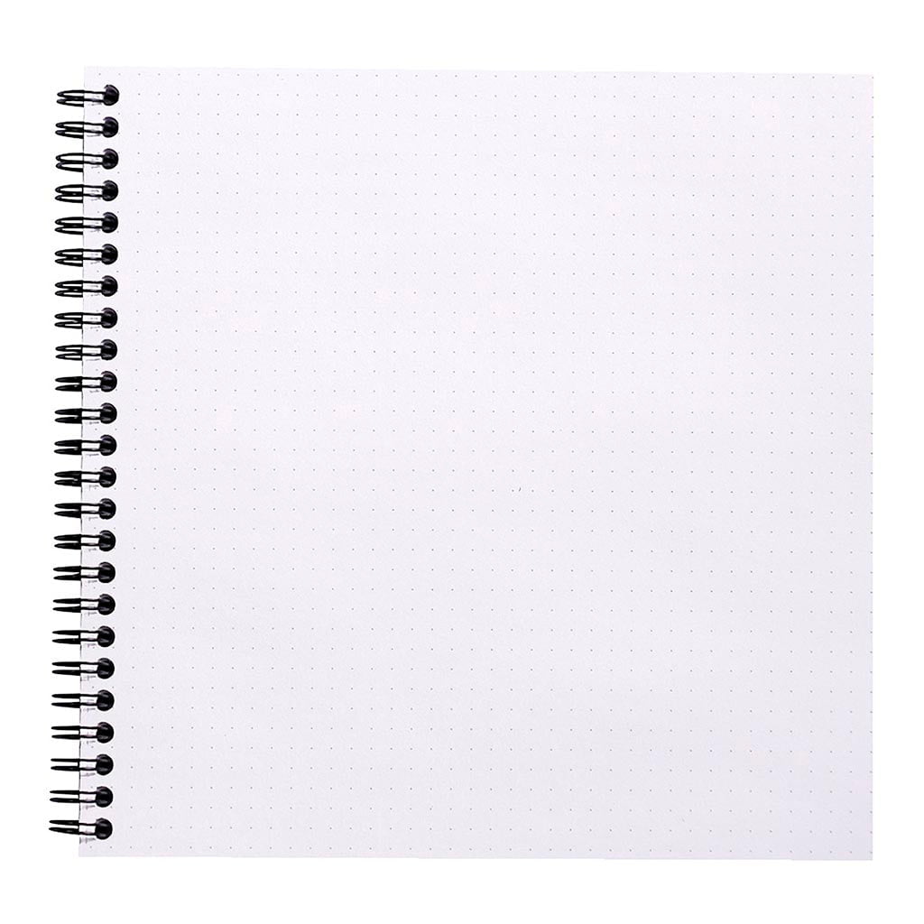 Rhodia Reverse Book Spiral 210x210mm Dotted Black | Newest Products ...