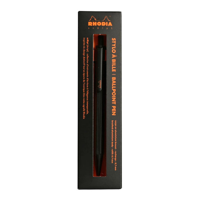 Rhodia scRipt Ballpoint Pen Black 0.7mm FPC9389C