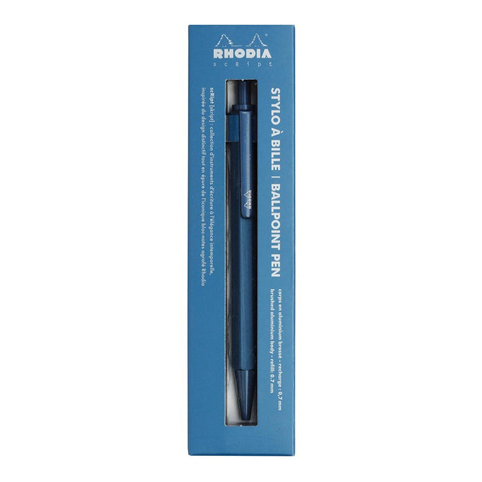 Rhodia scRipt Ballpoint Pen Navy 0.7mm FPC9383C