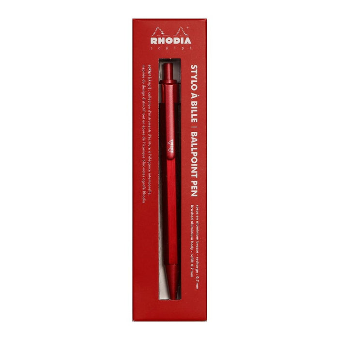 Rhodia scRipt Ballpoint Pen Red 0.7mm FPC9384C