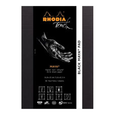 Rhodia Touch Maya Black Pad A5 Blank FPC116110C