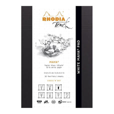 Rhodia Touch Maya White Pad A5 Cross n Dot FPC116103C