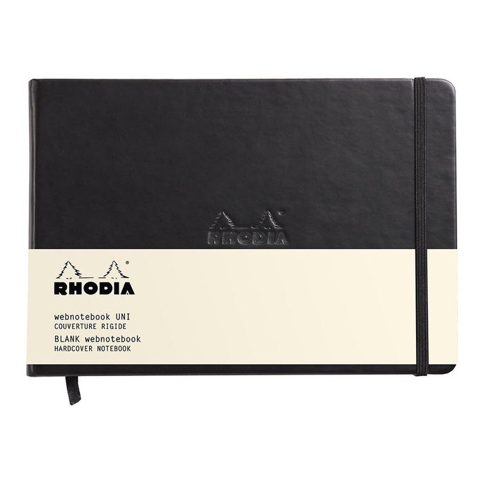 Rhodia Webnotebook Landscape A5 Blank Black FPC118179C