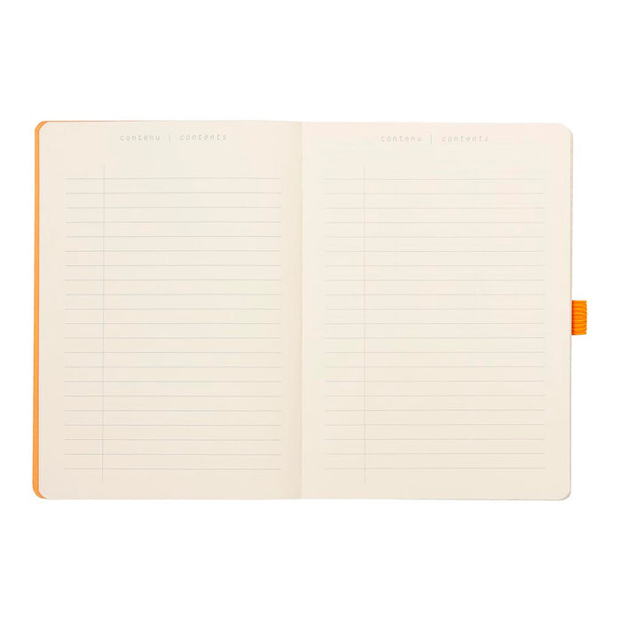 Rhodiarama A5 Goalbook Dotted Pages Notebook - Beige FPC117745C