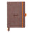 Rhodiarama A5 Goalbook Dotted Pages Notebook - Chocolate FPC117743C