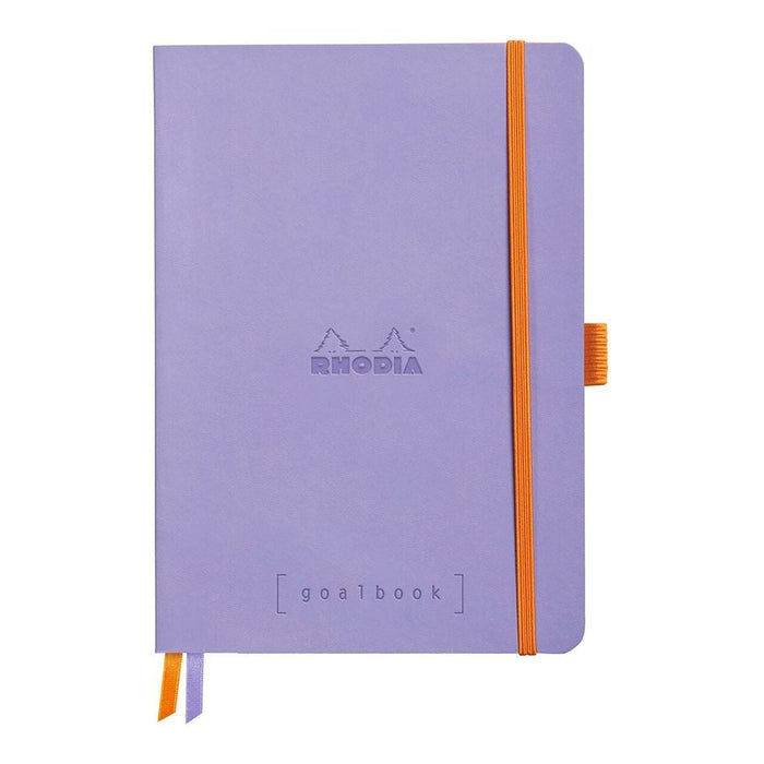 Rhodiarama A5 Goalbook Dotted Pages Notebook - Iris Blue FPC117749C