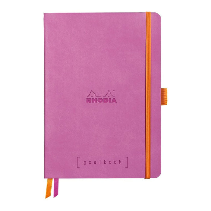 Rhodiarama A5 Goalbook Dotted Pages Notebook - Lilac FPC117751C