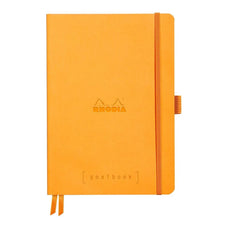 Rhodiarama A5 Goalbook Dotted Pages Notebook - Orange FPC117755C