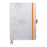 Rhodiarama A5 Goalbook Dotted Pages Notebook - Silver FPC117741C