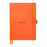 Rhodiarama A5 Goalbook Dotted Pages Notebook - Tangerine FPC117754C