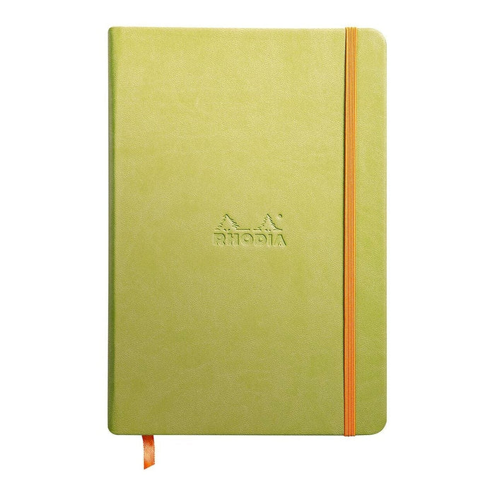 Rhodiarama Hardcover Notebook A5 Blank Anise Green FPC118726C