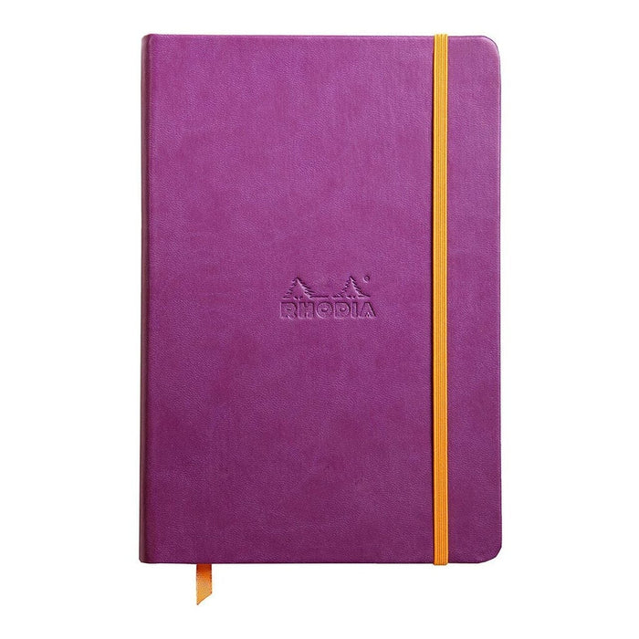 Rhodiarama Hardcover Notebook A5 Blank Purple FPC118730C