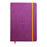 Rhodiarama Hardcover Notebook A5 Blank Purple FPC118730C