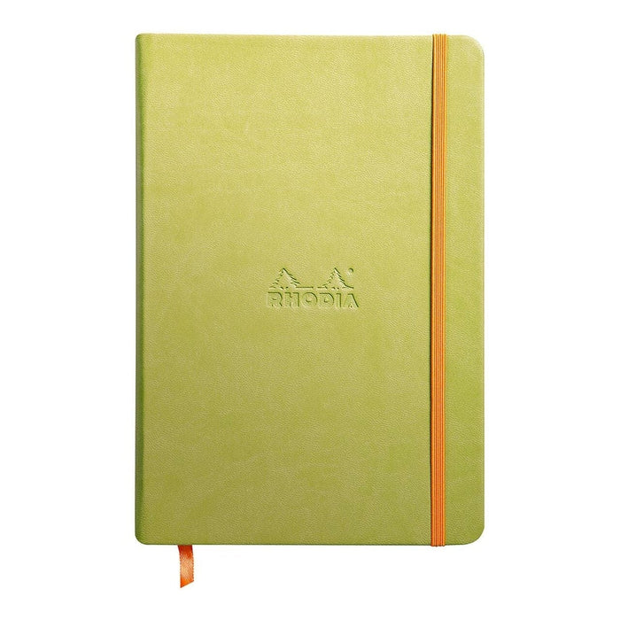 Rhodiarama Hardcover Notebook A5 Lined Anise Green FPC118746C
