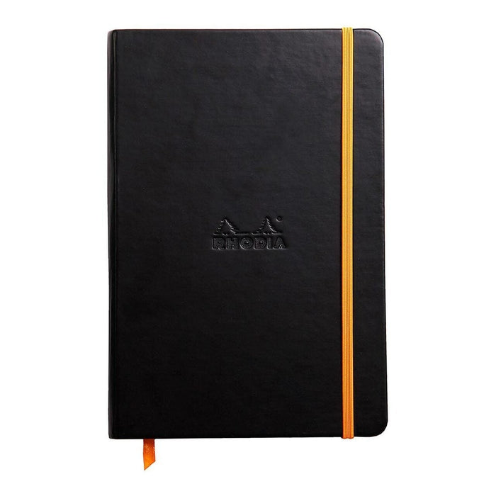 Rhodiarama Hardcover Notebook A5 Lined Black FPC118742C