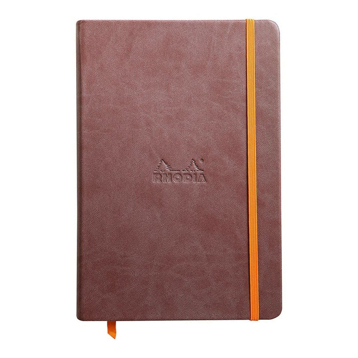 Rhodiarama Hardcover Notebook A5 Lined Chocolate FPC118743C