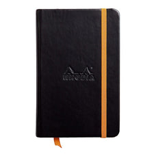 Rhodiarama Hardcover Notebook Pocket Lined Black FPC118642C