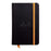 Rhodiarama Hardcover Notebook Pocket Lined Black FPC118642C