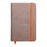 Rhodiarama Hardcover Notebook Pocket Lined Taupe FPC118644C