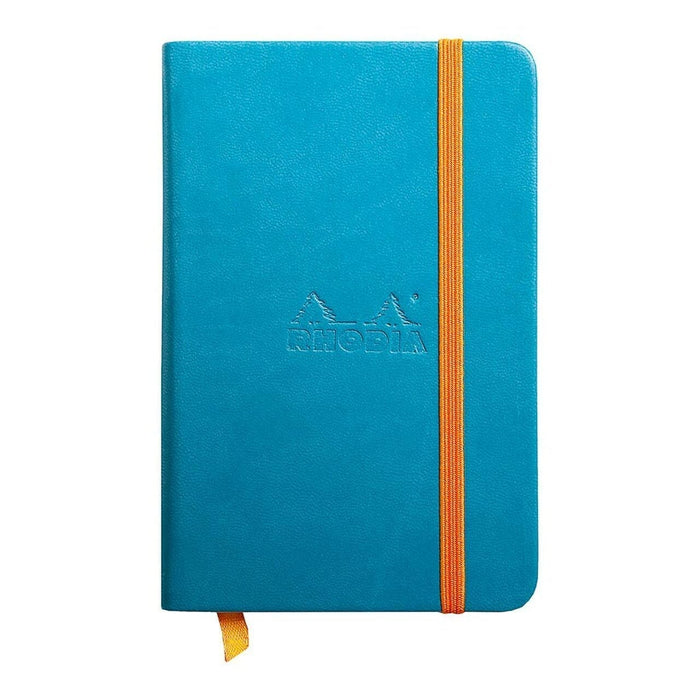 Rhodiarama Hardcover Notebook Pocket Lined Turquoise FPC118647C