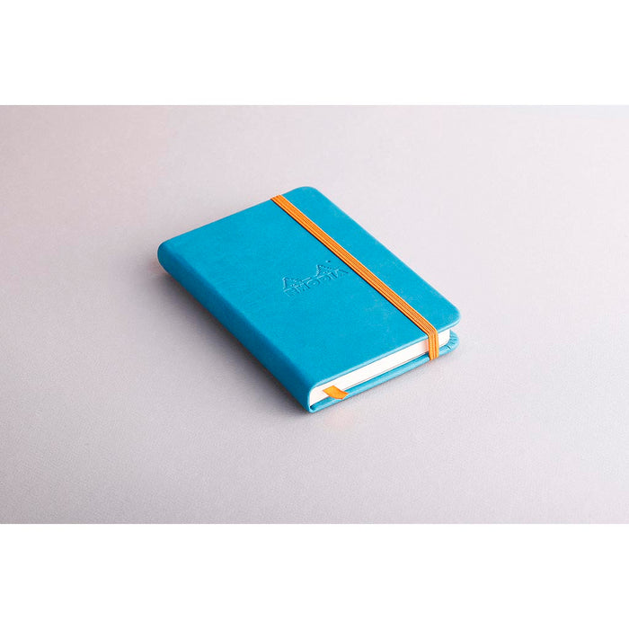 Rhodiarama Hardcover Notebook Pocket Lined Turquoise FPC118647C