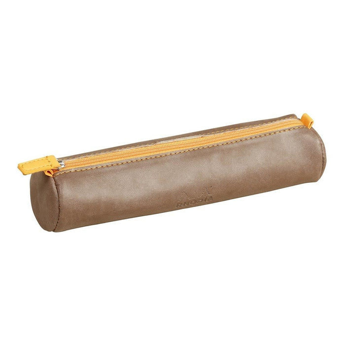 Rhodiarama Pencil Case Round Chocolate FPC318893C