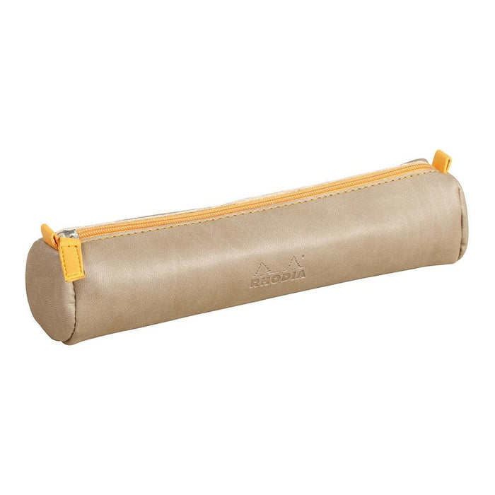 Rhodiarama Pencil Case Round Taupe FPC318894C