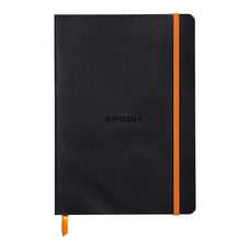 Rhodiarama Softcover A5 Dotted Pages Notebook - Black FPC117452C