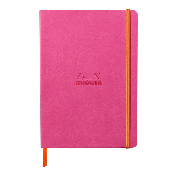 Rhodiarama Softcover A5 Dotted Pages Notebook - Fuchsia FPC117445C